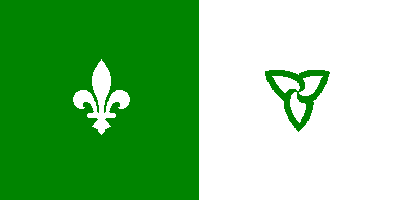 Flag of the Ontarien (Canada)