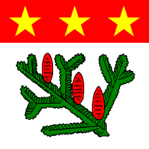 [Flag of La Praz]
