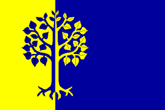 [Sluzovice municipality flag]