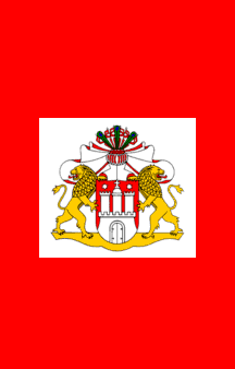 [State Flag used by the Senate (Hamburg, Germany)]