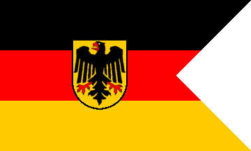 [War Ensign and Jack (Germany]