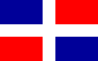 Merch. flag of the Dominican Republic