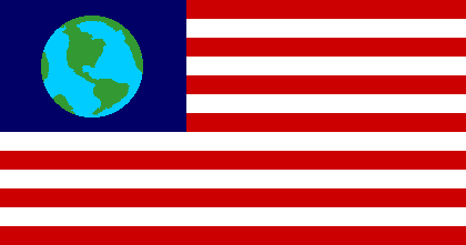 [Earth's flag]