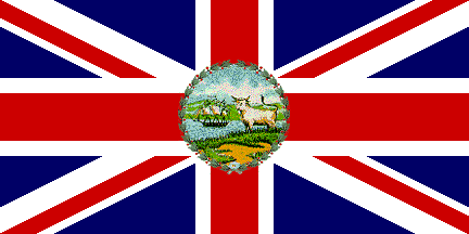 [Former governor's flag]