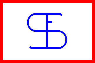 [Flag of the P/F Skipafelagið Føroyar house flag]