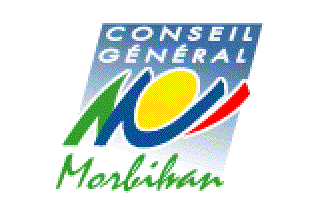 [Flag of the General Council of Morbihan]