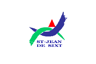 [Flag of St Jean de Sixt]