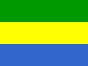 [The Flag of Gabon]