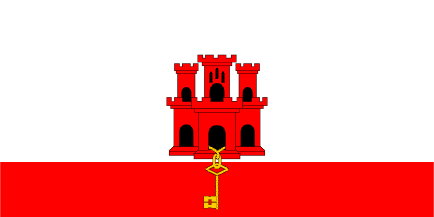 [Civil and State Flag (Gibraltar, United Kingdom)]