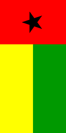 vertical Guinea Bissau flag