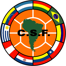[The emblem of the Confederación Sudamericana de Fútbol]