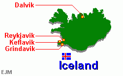 [Map of Iceland]