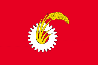 [Old flag of the communist party]