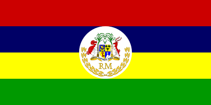Mauritius President car flag