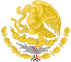 [Mexico - Golden/grey Coat of Arms]