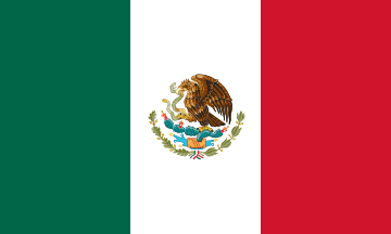 [Mexican national flag as used in Athens 2004]