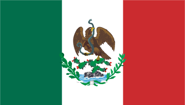 [Variant-1 of the Mexican Republic flag]