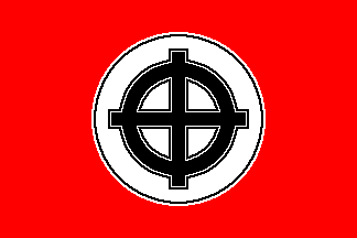 [Celtic cross neonazi flag #1]
