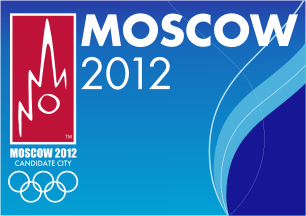 [Moscow 2012 bid flag]