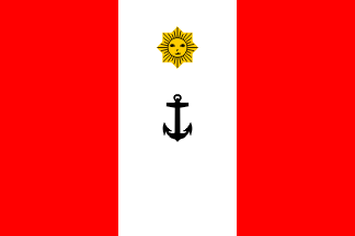 [Rear Admiral rank flag]