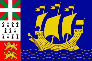 Local flag of Saint Pierre and Miquelon]