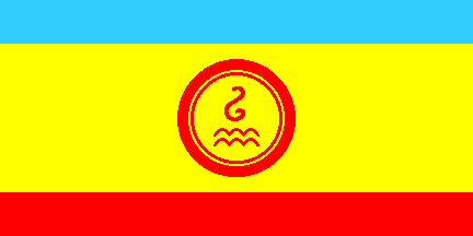1992-1993 flag of Kalmykia