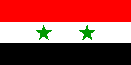 [Syrian flag variant, ratio 1:2]