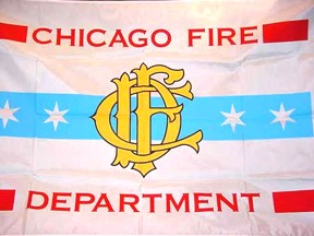 Chicago Fire Department flag