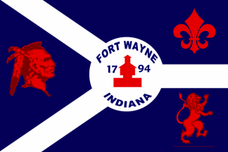 [Fort Wayne, Indiana flag]