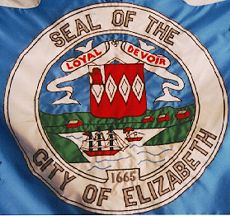 [part of the Flag of Elizabeth, New Jersey]