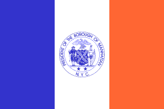 [Flag of Manhatten, New York]
