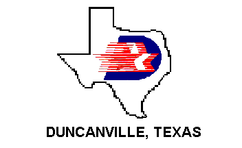 [Flag of Duncanville, Texas]