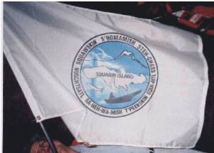 [Flag of Squaxin Island Tribe, Washington]