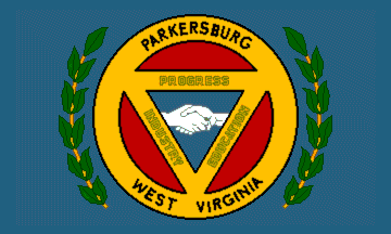 [Flag of Parkersburg, West Virginia]