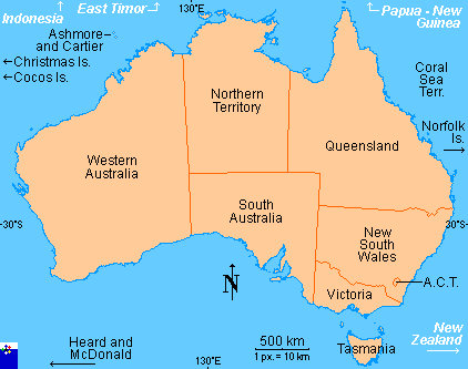 australia maps showing